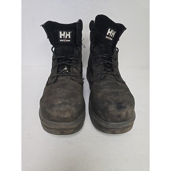 Helly Hansen Men's 6” FreshTech Steel Toe Work Boots HHS232001 Black Size 13M - Picture 7 of 8